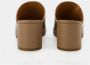 Maison Margiela Hannah Sandalen Chamois Lederen Tabi Brown Dames - Thumbnail 4