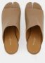 Maison Margiela Hannah Sandalen Chamois Lederen Tabi Brown Dames - Thumbnail 5