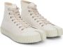 Maison Margiela Canvas Split Toe High Top Sneakers - Thumbnail 2