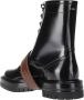 Maison Margiela Leren Gespband Veterschoen Enkellaars Black Dames - Thumbnail 6