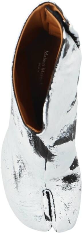 Maison Margiela Leren Tabi Enkellaarsjes
