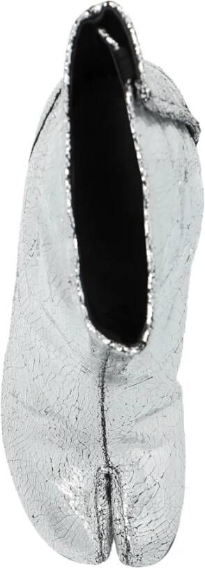 Maison Margiela Leren `Tabi` laarzen Gray Dames