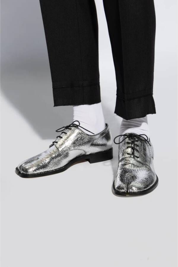 Maison Margiela Leren `Tabi` schoenen Gray Heren