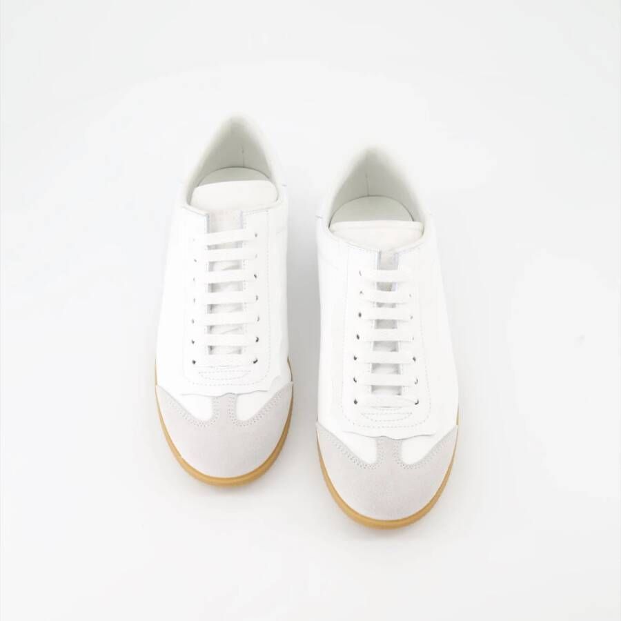 Maison Margiela Lichtgewicht Vetersneakers White Dames