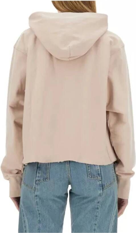 Maison Margiela Logo Sweatshirt met Slouchy Hood