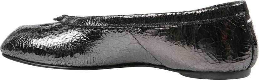 Maison Margiela Metallic Grey Ballerina Tabi Schoenen