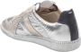 Maison Margiela Metallic Leren Sneakers Zilver Goud - Thumbnail 2