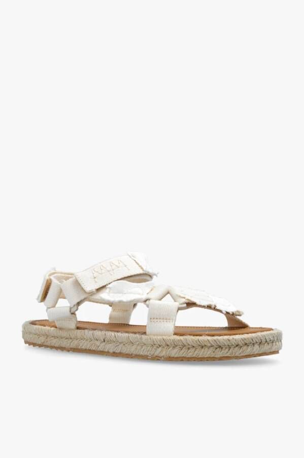 Maison Margiela Ivoor canvas Trekking Sandalen Beige Dames