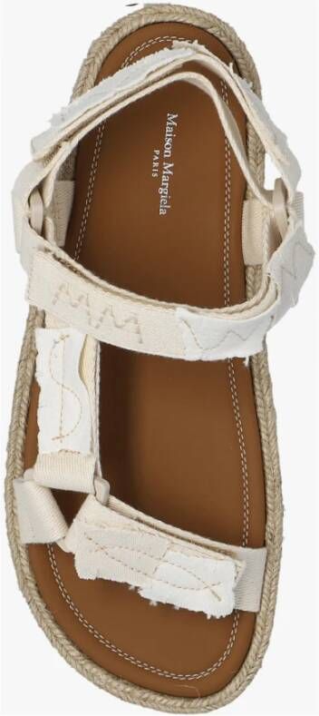 Maison Margiela Ivoor canvas Trekking Sandalen Beige Dames