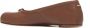 Maison Margiela Bruine Tabi Ballet Flats Glad Leer Brown Dames - Thumbnail 3