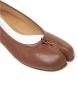 Maison Margiela Bruine Tabi Ballet Flats Glad Leer Brown Dames - Thumbnail 4
