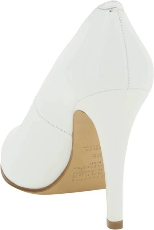 Maison Margiela Lakleren pumps Wit Dames