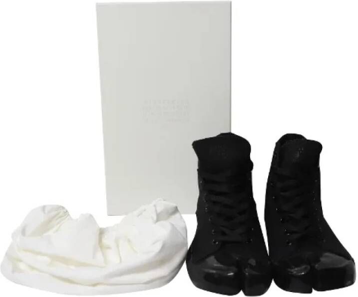 Maison Margiela Pre-owned Cotton boots Black Dames