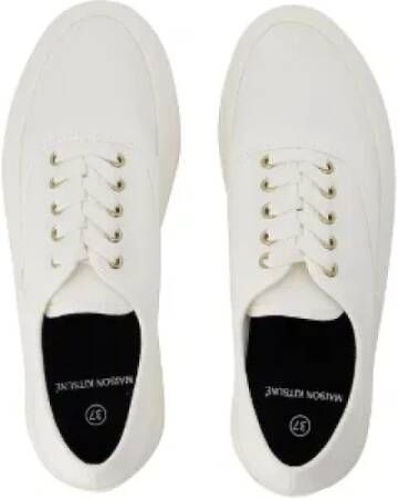 Maison Margiela Pre-owned Cotton sneakers White Dames