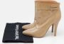 Maison Margiela Pre-owned Leather boots Beige Dames - Thumbnail 9