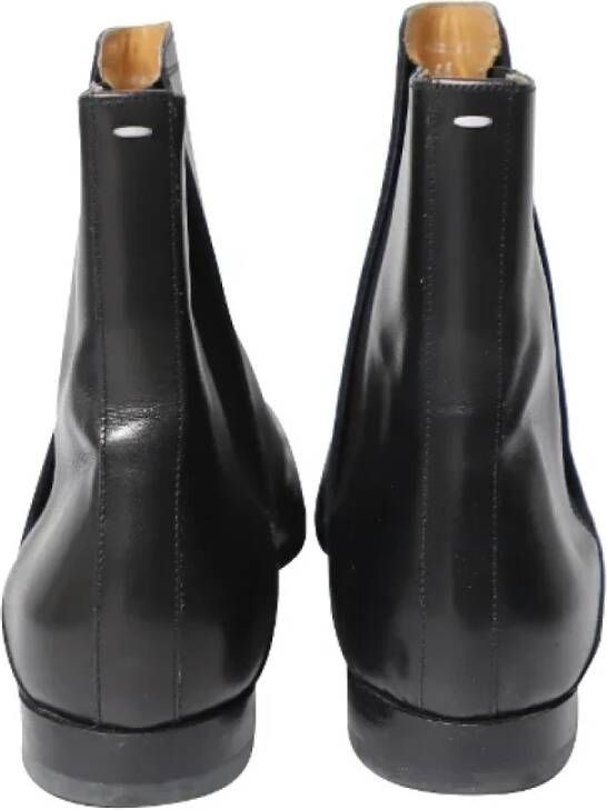 Maison Margiela Pre-owned Leather boots Black Heren