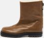 Maison Margiela Pre-owned Leather boots Brown Dames - Thumbnail 2