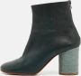 Maison Margiela Pre-owned Leather boots Green Dames - Thumbnail 2