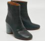 Maison Margiela Pre-owned Leather boots Green Dames - Thumbnail 4