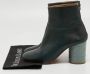 Maison Margiela Pre-owned Leather boots Green Dames - Thumbnail 9