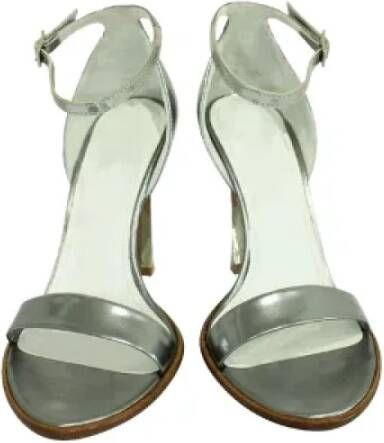 Maison Margiela Pre-owned Leather heels Gray Dames