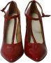 Maison Margiela Pre-owned Leather heels Red Dames - Thumbnail 2