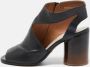 Maison Margiela Pre-owned Leather sandals Black Dames - Thumbnail 2