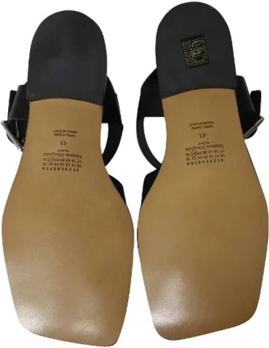 Maison Margiela Pre-owned Leather sandals Black Dames