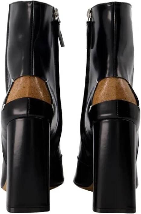 Maison Margiela Pre-owned Linen boots Black Dames