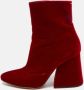 Maison Margiela Pre-owned Velvet boots Red Dames - Thumbnail 2