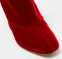 Maison Margiela Pre-owned Velvet boots Red Dames - Thumbnail 7