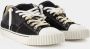 Maison Margiela Zwarte Leren Evolution Low-Top Sneakers Black Heren - Thumbnail 2