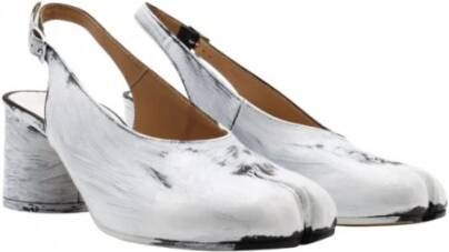 Maison Margiela Slingback schoenen met craquelé-effect Wit Dames