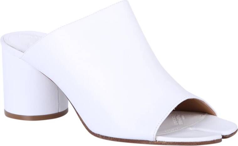 Maison Margiela Witte Leren Sandalen voor Dames Wit Dames