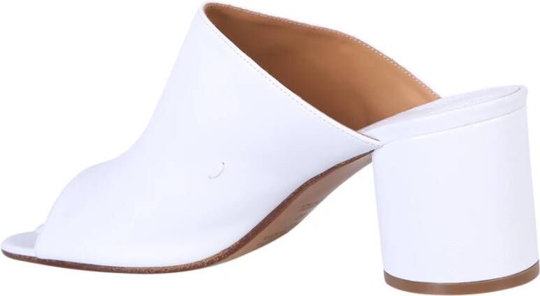 Maison Margiela Witte Leren Sandalen voor Dames Wit Dames