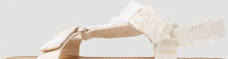 Maison Margiela Canvas Wandelsandalen Wit Dames