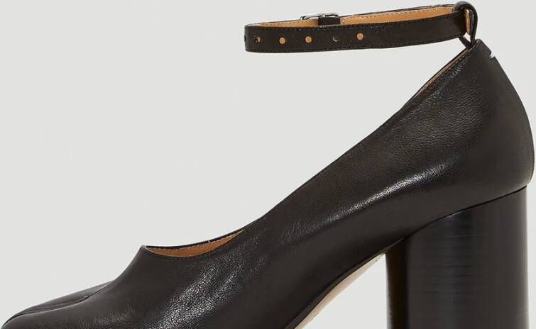 Maison Margiela Iconische Leren Mary-Jane Pumps Zwart Dames