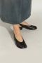 Maison Margiela Zwarte Leren Ballerina's Elegante Comfortabele Schoenen Black Dames - Thumbnail 2