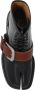 Maison Margiela Leren Gespband Veterschoen Enkellaars Black Dames - Thumbnail 12