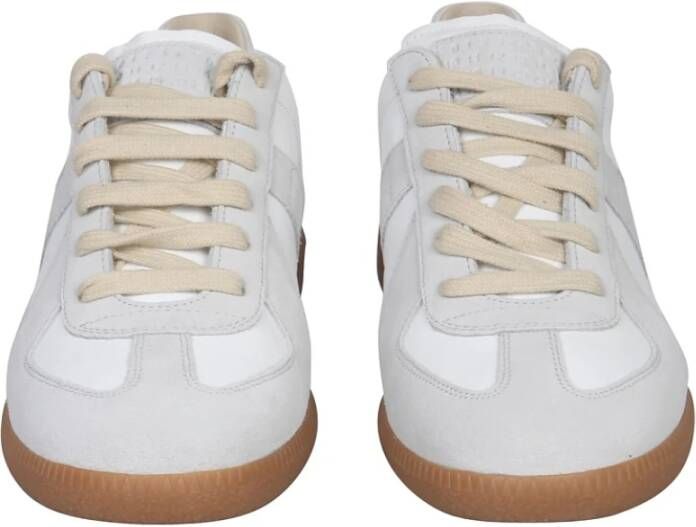 Maison Margiela Luxe Leren Sneakers Wit Dames