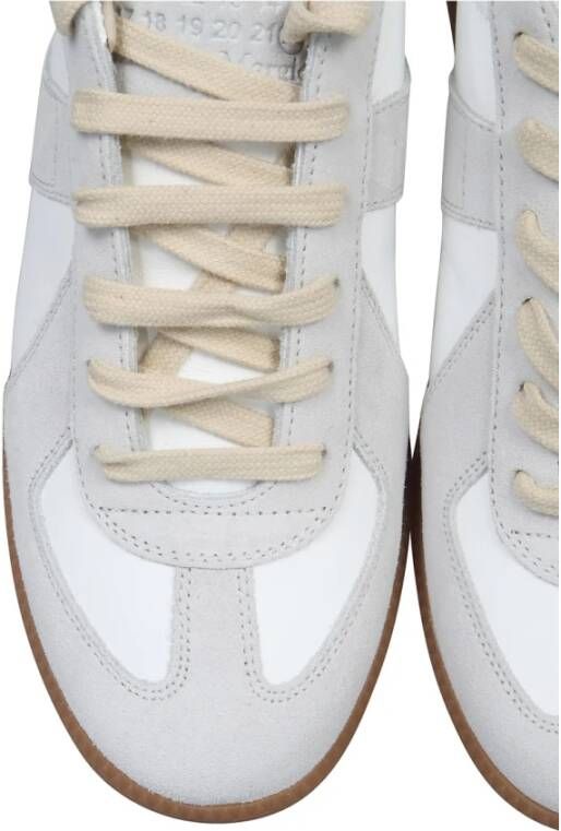 Maison Margiela Luxe Leren Sneakers Wit Dames