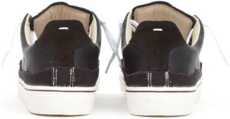 Maison Margiela Tweekleurige Sneakers Zwart Dames