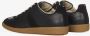 Maison Margiela Replica Leren Sneakers met Suède Inzetstukken Black Heren - Thumbnail 4