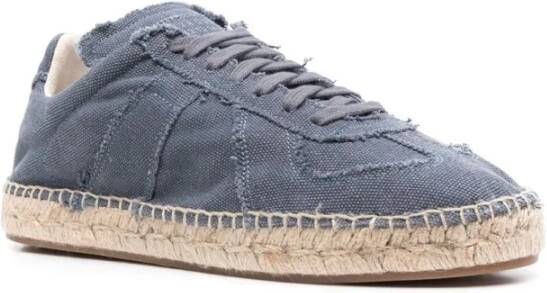Maison Margiela Blauwe Elegante Gesloten Trainers Sneakers Blue Dames