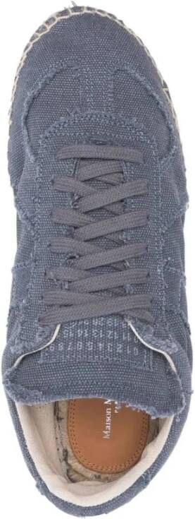 Maison Margiela Blauwe Elegante Gesloten Trainers Sneakers Blue Dames