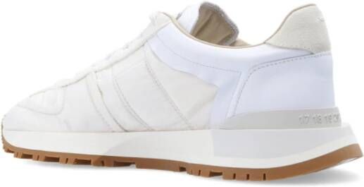 Maison Margiela Sneakers met logo-opdruk Beige Dames