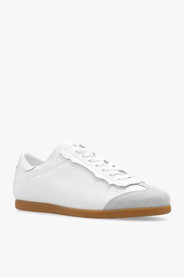 Maison Margiela Sneakers met logo Wit Dames