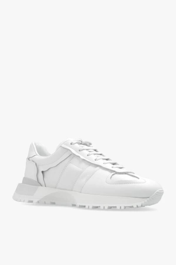 Maison Margiela Sneakers met logo Wit Dames