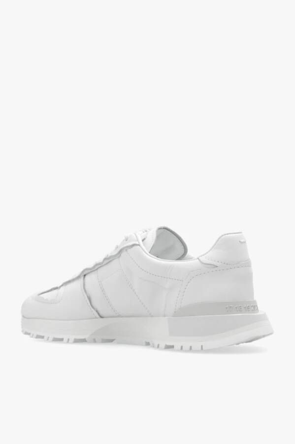 Maison Margiela Sneakers met logo Wit Dames