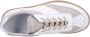 MM6 Maison Margiela Replica Leren Sneakers met Contrasterende Suède Inzetstukken White Dames - Thumbnail 13